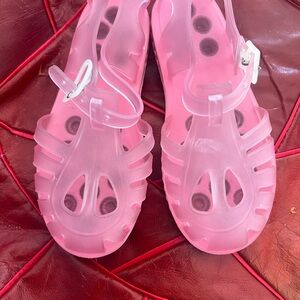 Pink Jelly Sandals